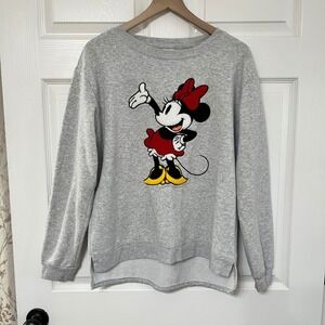 Disney Gray Sweatshirt with Minnie Mouse